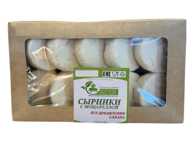 Сырники EKO TORT с моцарелой без сахара 500гр - фото 30464