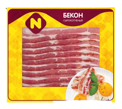 Бекон Останкино сырокопченый нарезка 180г - фото 30967