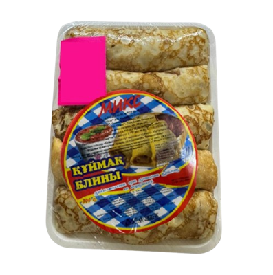 Блины Микс с творогом и изюмом 300г - фото 31294