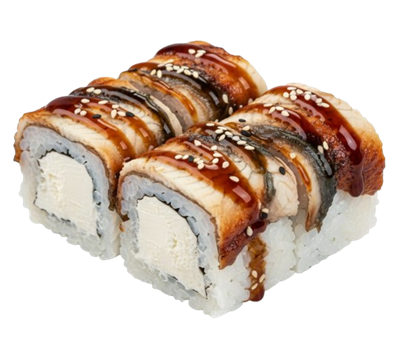 Роллы Филадельфия с угрем 4шт - фото 31544