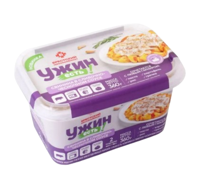 Обед Брест Ужин есть Свинина в сливочно-чесночном соусе 360гр - фото 31641