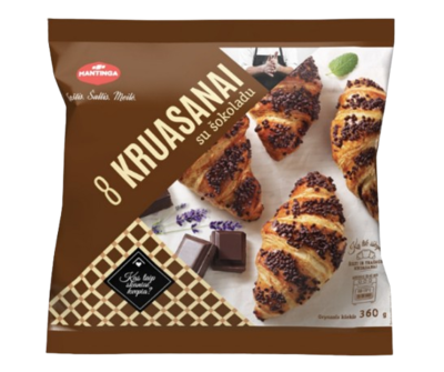 Круассаны Mantinga с шоколадом, 8шт - фото 31720