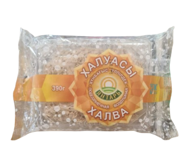 Халва Янтарь подсолнечная воздушная 390гр - фото 32055