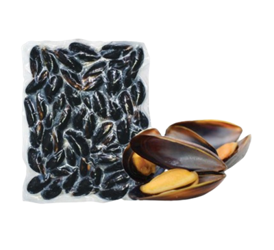 Мидии в раковине варено-мороженые 1кг - фото 32098