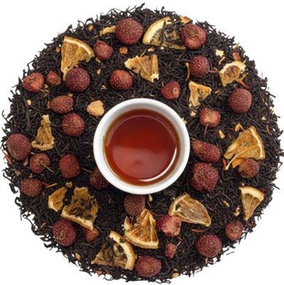 Чай черный Клубничный апельсин кг - фото 32108