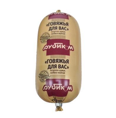 Колбаса вареная Рубиком Говяжья для Вас 500гр - фото 32138