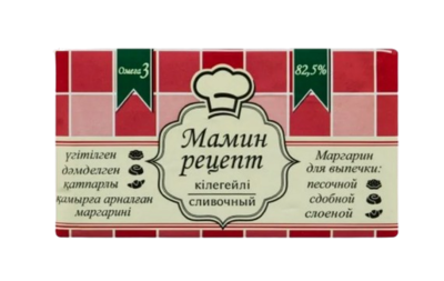 Маргарин Мамин рецепт 82,5% 180гр - фото 32200