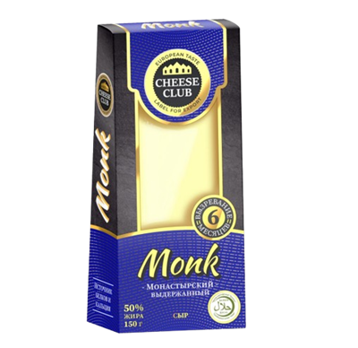 Сыр Клуб Сыра Монастырский 50% 150гр - фото 32282