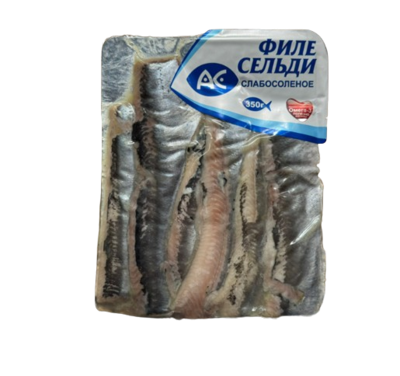 Филе сельди АС слабосоленое в/у 350гр - фото 32307