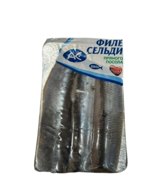Филе сельди АС  пряного посола в/у 200гр - фото 32314