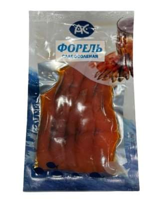 Форель АС слабосоленая в/у 100 гр - фото 32316