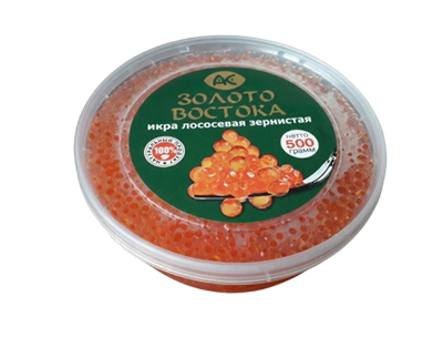 Икра лососевая зернистая Золото востока 500гр пл/б - фото 32544