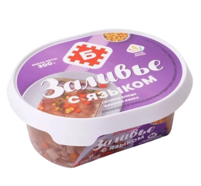 Заливье Брест с языком 300гр - фото 32744