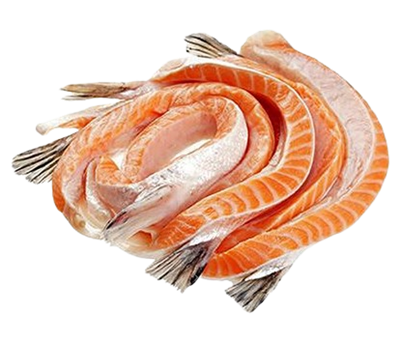 Брюшки семги соленые - фото 32759