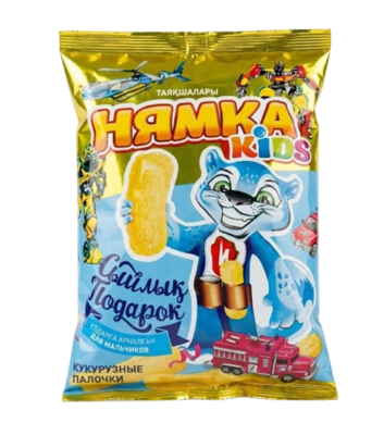 Кукурузные палочки Нямка кидс мальчик 50гр   - фото 32881