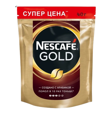 Кофе Нескафе Голд пакет 40гр - фото 33077
