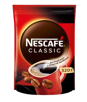 Кофе Нескафе классик пакет 320гр  - фото 33079