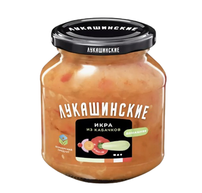 Икра из кабачков "Лукашинские" домашняя ст/банка 340гр - фото 35330