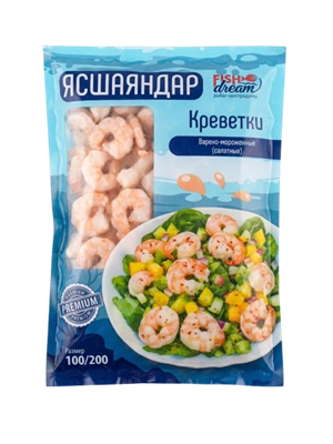 Креветка Fish Dream очищеная 100/200 Премиум 1кг - фото 36392