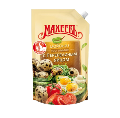 Майонез Махеев с перепелиным яйцом 800 гр 50,5% - фото 36913