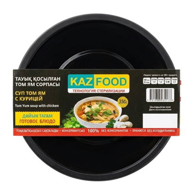 Суп KAZFOOD Том ям с курицей 350гр - фото 36958