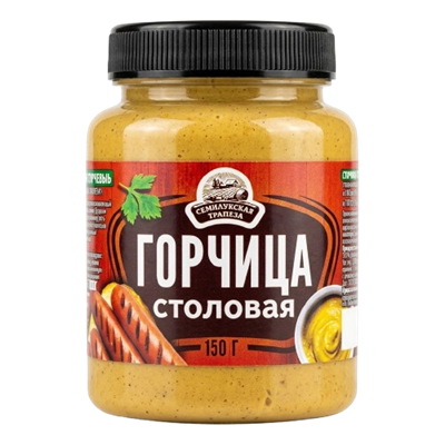 Горчица Семилукская трапеза столовая 150гр - фото 37016