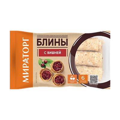Блины Мираторг с вишней 360гр - фото 37057