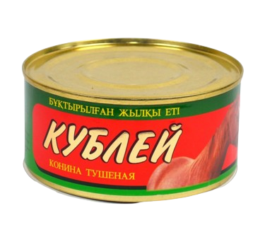 Конина Тушеная Кублей высший сорт 325гр - фото 37329