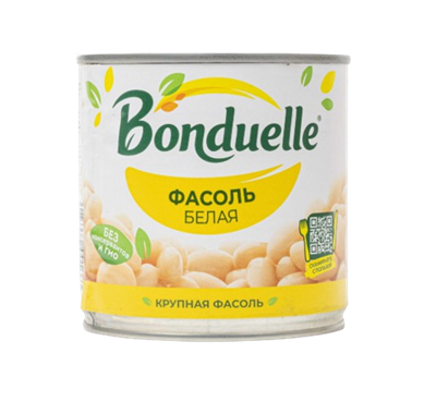 Фасоль Bonduelle белая 425мл - фото 37360