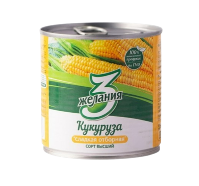 Кукуруза Три Желания 425мл  - фото 37365