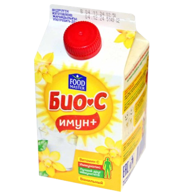 Йогурт питьевой БИО-С со вкусом ванили 3,2% 0,5л  - фото 37791