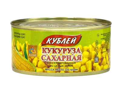 Кукуруза Кублей 340гр - фото 37886