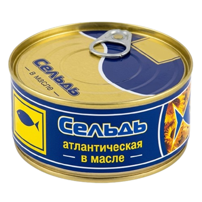 Сельдь JFM атлантическая в масле евро 240гр  - фото 37894