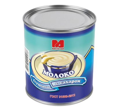 Сгущеное молоко масло дел с сахаром 360гр - фото 37938