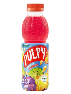 Напиток сокосодержащий Pulpy тропический с мякотью апельсина 0,45л - фото 38303