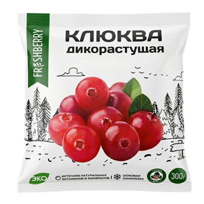 Клюква Freshberry с/м 300гр - фото 38304