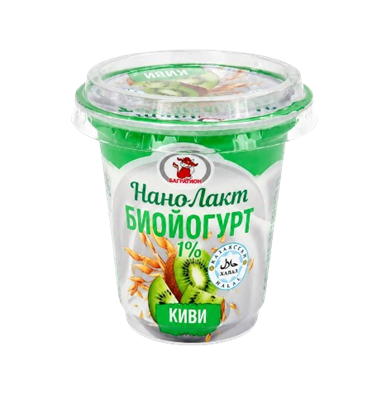 Биойогурт Нанолакт киви 1% 130гр - фото 38517
