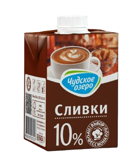 Сливки Чудское озеро 10% 0,5л - фото 38614