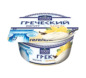 Йогурт Food Maser греческий Ваниль 7% 130гр - фото 38798