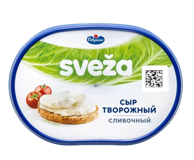 Сыр САВ творожный сливочный Свежа 60% 150гр  - фото 38961