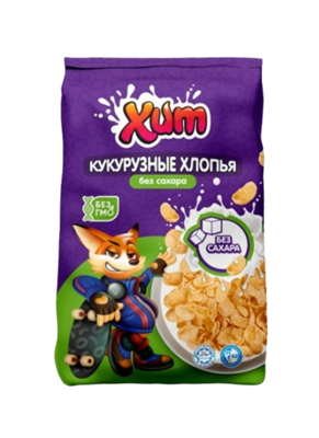 Кукурузные Хлопья Хит с сахаром 150гр - фото 39314