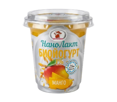 Биойогурт Нанолакт манго 1% 130гр - фото 39324