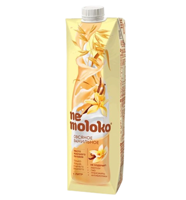 Овсяный напиток nemoloko Ванильный 3.2% 1л - фото 39346