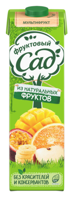 Сок Фруктовый Сад Мультифрукт с мякотью 0.95 л - фото 7367