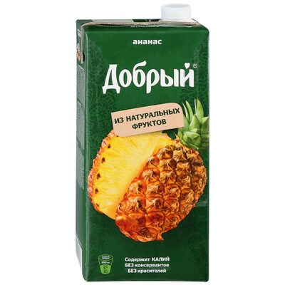 Сок Добрый Ананасовый 2л - фото 7429