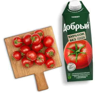 Сок Добрый Томатный с сахаром и солью 1л. - фото 7481