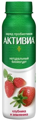Активиа Клубника-Земляника 260гр. - фото 8467
