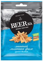 Рыбка "BEERka" ломтики филе минтая 25 гр.