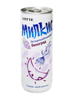 Напиток б/а Milkis Виноград 250мл ж/б