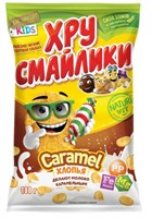 Кукурузные хлопья Хрусмайлики молочно-карамельные 180гр